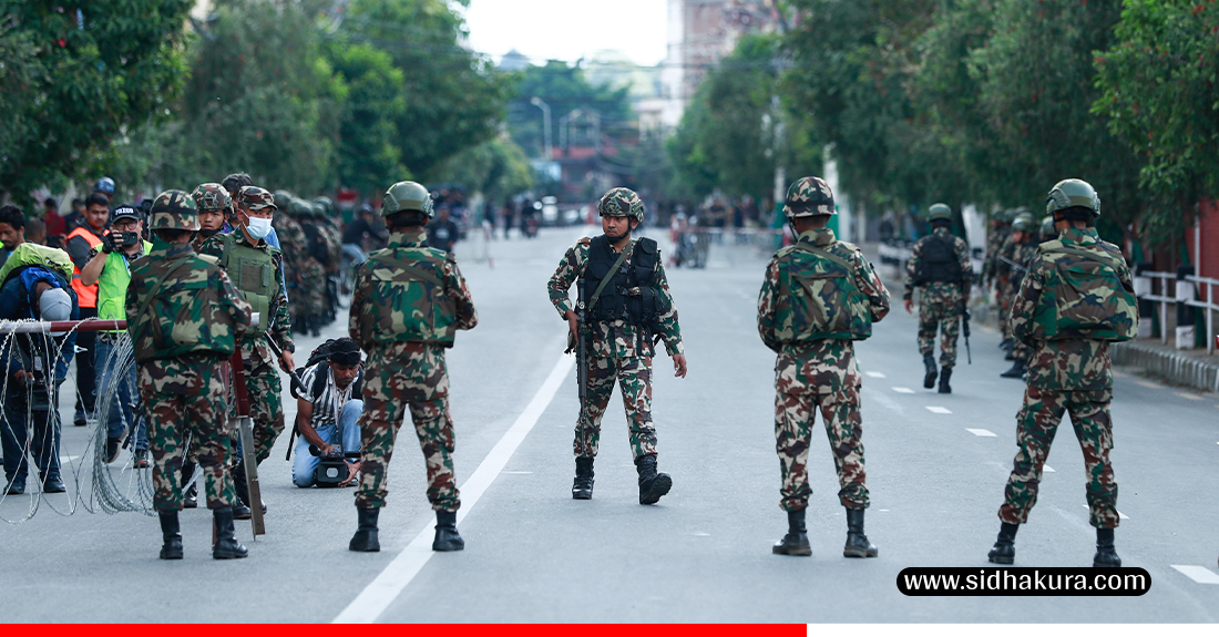 निर्वाचन सुरक्षाका लागि १६५ वटै क्षेत्रमा बुधबारदेखि सेना परिचालन हुने