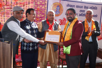 पत्रकार अनिललाई रेखा यादव स्मृति पत्रकारिता पुरस्कार
