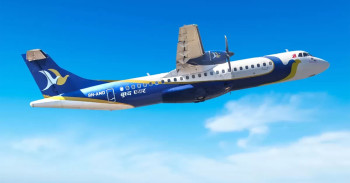 काठमाडौँबाट पोखराका लागि उडेको बुद्ध एयरको जहाजमा चरा ठोक्कियो