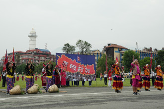 सैनिक मञ्च टुँडिखेलमा यसरी मनाइयो गणतन्त्र दिवस (तस्बिरहरु)