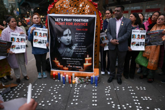 इनिसाको आत्मा शान्तिको कामना गर्दैं अमेरिकामा दीप प्रज्वलन(तस्बिरहरु)