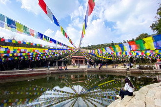 काठमाडौँ उपत्यकाको उत्तरी पहाडी भेगमा शान्त र रहस्यमय मणिचूड दह (तस्बिरहरु)