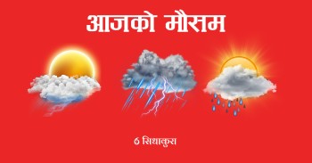 आजको मौसमः यी प्रदेशहरूमा भारी वर्षाको सम्भावना