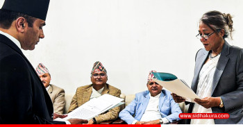 महान्यायाधिवक्ता डा.कँडेलले लिए शपथ