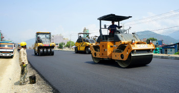 मुग्लिन–मलेखु सडकः ११ किलोमिटर कालोपत्र पूरा