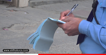 कर्णाली प्रदेशमा ट्राफिक कारबाहीबाट १३ लाख राजस्व सङ्कलन