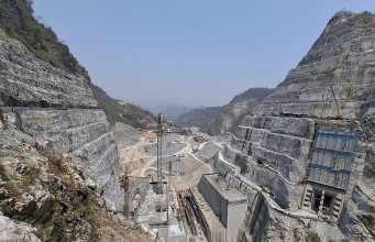 तनहुँ जलविद्युत् आयोजनाको बाँध निर्माणमा ६२ प्रतिशत प्रगति