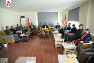 ११औं महाधिवेशनपछि एमाले सचिवालयको पहिलो बैठक (तस्बिरहरु)