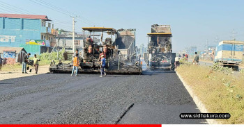 नारायणगढ–बुटवल सडक खण्डको भौतिक प्रगति ७६ प्रतिशत