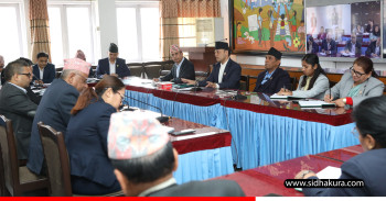 सभामुख अर्यालद्वारा प्रतिनिधि सभा, राष्ट्रिय सभा तथा संयुक्त समितिका सभापतिहरूसँग छलफल