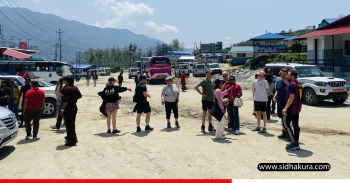 घान्द्रुकमा पर्यटकीय चहलपहल