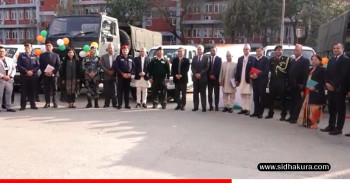 भारतद्वारा नेपाललाई दुई सय २३ वटा सवारी हस्तान्तरण