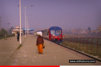 तस्विरमा कुर्था–जनकपुर–जयनगर रेल्वे