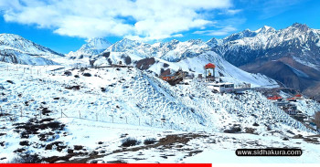 हिउँले सेताम्मे मुक्तिनाथ क्षेत्र(तस्बिरहरु)