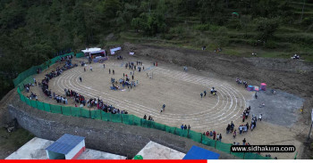 भिरालो पाखो सम्याएर म्याग्दीमा खेलमैदान निर्माण