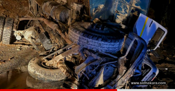 पाल्पामा टिपर दुर्घटना हुँदा ४ जनाको मृत्यु