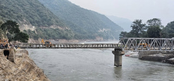 सुनकोशी नदीमा पनि बाढी, जलसतहले सतर्कता तह पार गरेपछि अलर्ट जारी