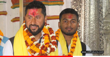 रास्वपा सभापति रवि लामिछानेद्वारा जानकी मन्दिरको दर्शन