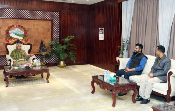 प्रधानमन्त्री सुशीला कार्कीलाई भेटेर रास्वपा सभापति रविले दिए धन्यवाद