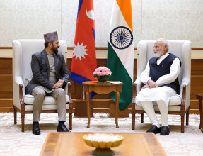 नरेन्द्र मोदीसँग रवि लामिछानेको एक घण्टा वार्ता, के भयो कुरा ?