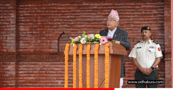 किसानको मेहनत, पसिना र समर्पणले नै देशको अर्थतन्त्र चलायमान बनेको छः राष्ट्रपति पौडेल
