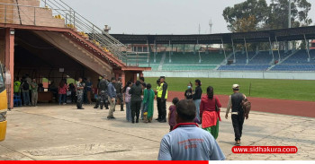 सुकुम्बासी बस्तीका १३ जनालाई राधास्वामी सत्संग लगियो, ८ जना दशरथ रङ्गशालामा परिवार कुर्दै