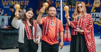 एक्सट्रिम इनर्जी ड्रिंकको ‘स्क्यानमा सुन’ अभियान सम्पन्न, तीन भाग्यशाली विजेतालाई सुनको बल हस्तान्तरण