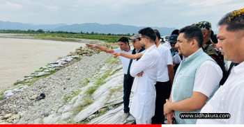 महाकाली पुलको गाइडबण्डको काम थाल्न मन्त्री लम्सालको निर्देशन