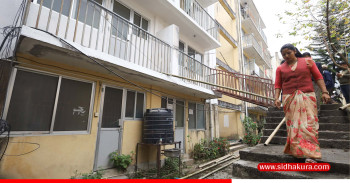 सुनिता डंगोलद्वारा रानीबनस्थित सुकुम्बासीलाई बनाइएको सरकारी अपार्टमेन्ट अवलोकन (तस्बिरहरु)