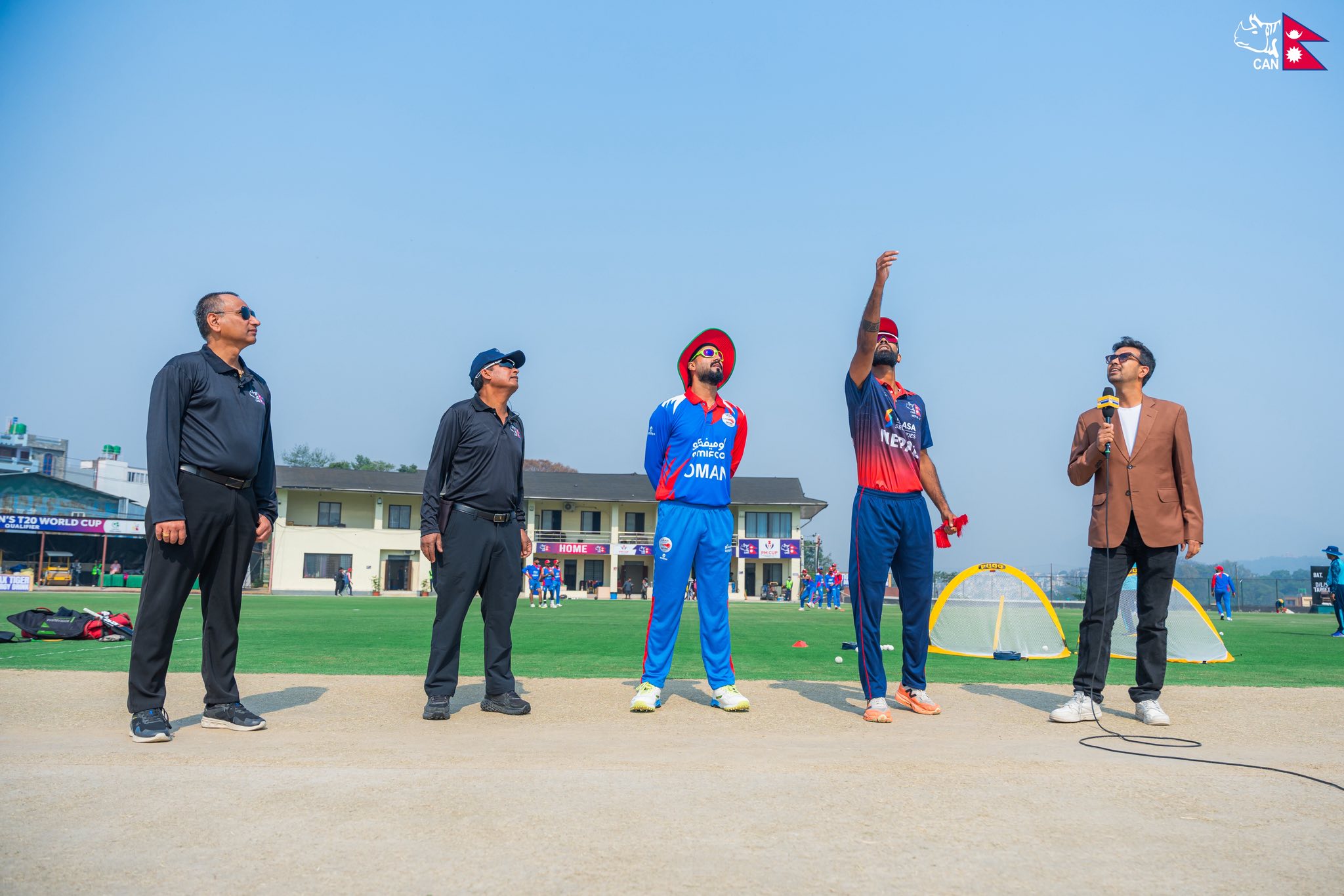आइसिसी  विश्वकप लिग–२ स् नेपाल र ओमान बीचको खेल सुरु