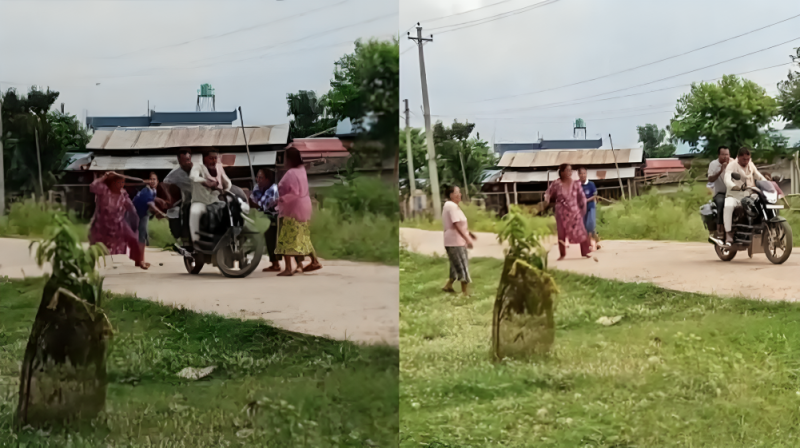 अवैध यौन धन्दा प्रहरीले नरोकेपछि महिला समूहको हस्तक्षेप, संलग्नलाई कुट्दै लखेटे