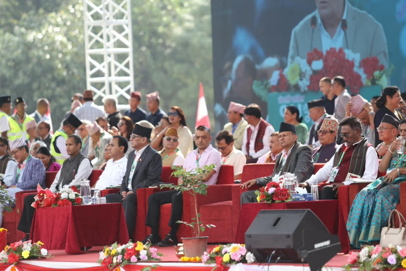 खुलामञ्चमा कांग्रेसको १५औँ महाधिवेशनको रौनक (तस्बिरकथा)