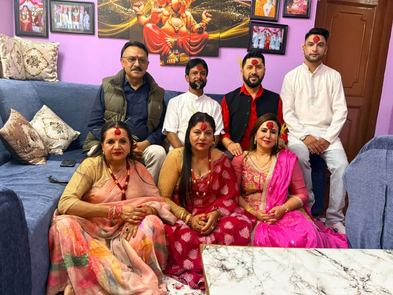 यस्तो रह्यो रास्वपा सभापति रवि लामिछानेको दसैँ टीका