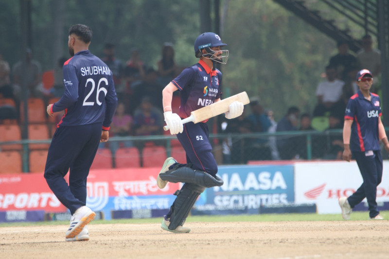 आइसीसी विश्वकप क्रिकेट लिग–२: नेपालद्वारा अमेरिकासामु ३१८ रनको लक्ष्य प्रस्तुत