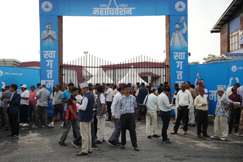 रास्वपा महाधिवेशनः बन्दसत्र स्थलको चहलपहल र सुरक्षा व्यवस्था (तस्बिरहरु)