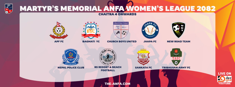 भोलि देखि सुरु हुदै छ सहिद स्मारक एन्फा महिला लिग २०८२