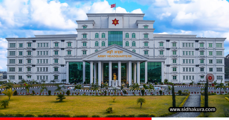 सम्भावित जोखिम नक्साङ्कनका लागि तथ्याङ्क अद्यावधिक गरिएको सेनाको प्रष्टोक्ति