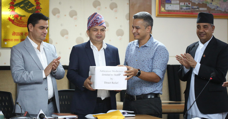 नेपालमा नपाइने र दुर्लभ क्यान्सर सम्बन्धी औषधि बिरामीलाई निःशुल्क दिइने