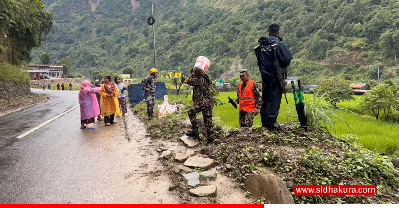 बाढीपहिरोमा मृत्यु भएकाका परिवारलाई एक लाख राहत