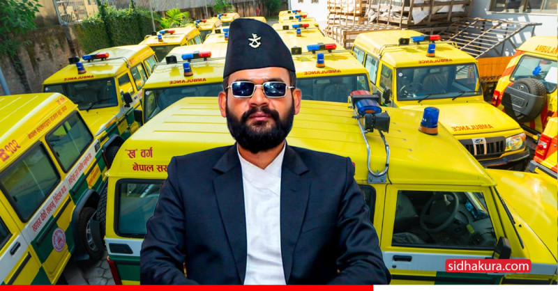 काठमाडौँ महानगरले दुर्गमका ३५ पालिकालाई एम्बुलेन्स वितरण गर्ने