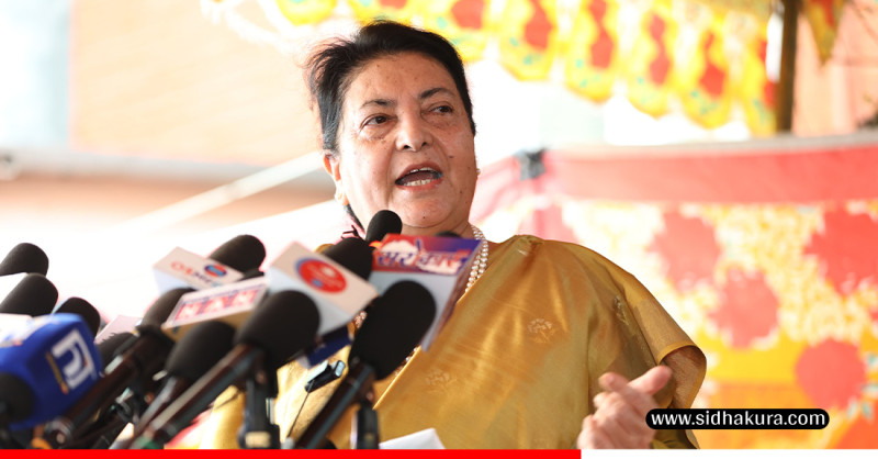 राजनीतिक दलहरु सुशासन कायम गर्न असफल भए, संसद निरिह बन्योः विद्या भण्डारी