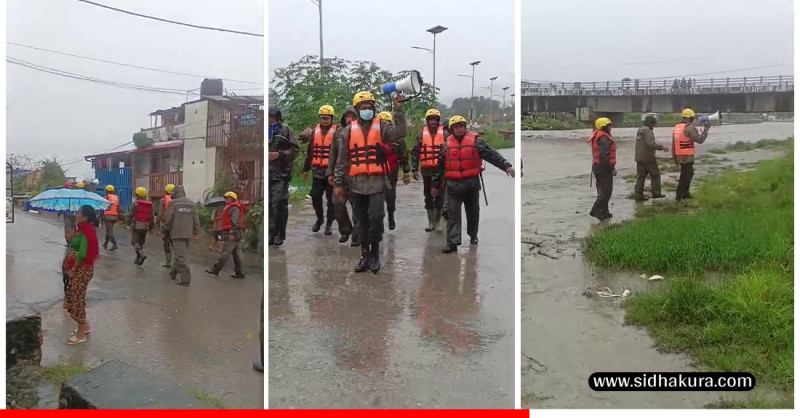 विपद् व्यवस्थापनमा काठमाडौँ महानगरले खटायो महानगर प्रहरी