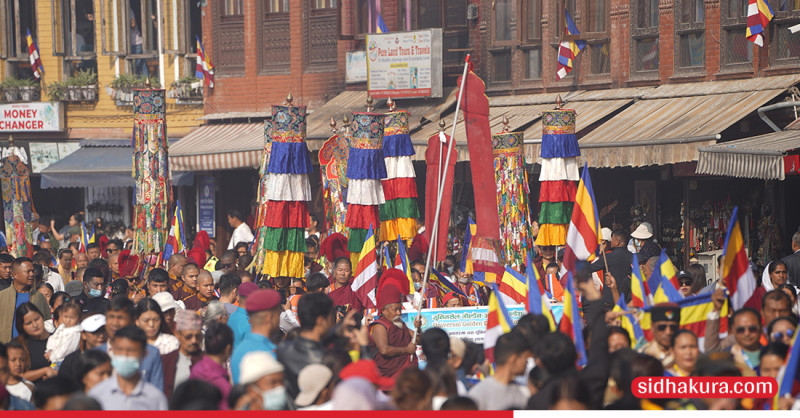 २५६९ औँ बुद्ध जयन्तीमा यस्तो देखियो बौद्ध (तस्विरहरु)