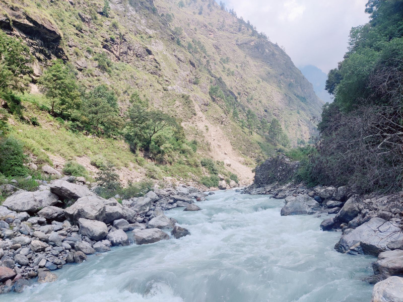 बुढीगण्डकीमा बाढी, सतर्कता अपनाउन प्रशासनले गर्‍यो आग्रह