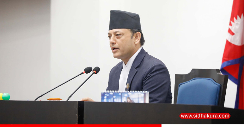 विपद् जोखिम न्यूनीकरण प्रभावकारी बनाउन सभामुख अर्यालद्वारा सरकारलाई रुलिङ