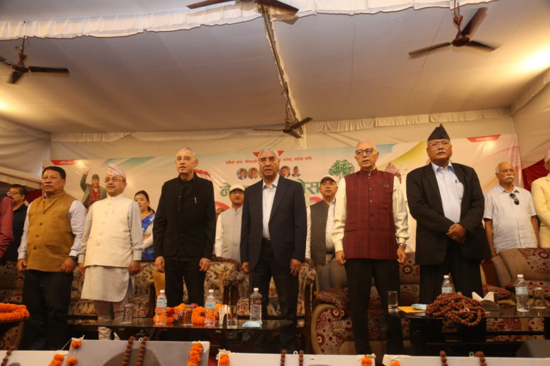 इतर पक्षको भेलामा शशांकले भने– देउवाजी भाग्यमानी नेता हो