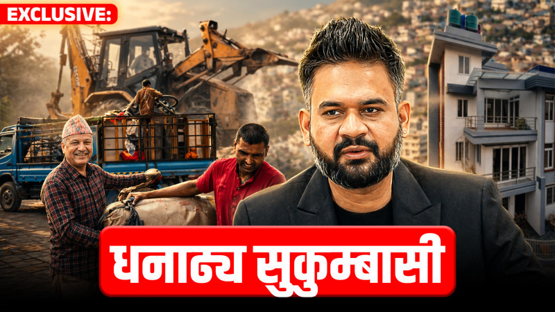 काठमाडौँका खोला किनारामा टहरा हालेर बसेका धनाड्या सुकुम्बासीको खोजी