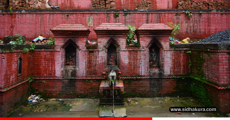 यसरी हुँदैछ ठमेलको गाःहिटीको पुनःनिर्माण (तस्विरहरु)