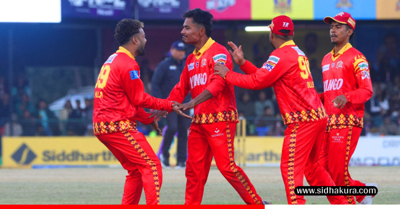 एनपिएलः लुम्बिनी दोस्रो क्वालिफायरमा प्रवेश, काठमाडौँ बाहिरियो