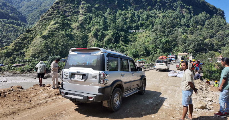 १५ दिनपछि बागलुङमा सीधा यातायात सञ्चालन